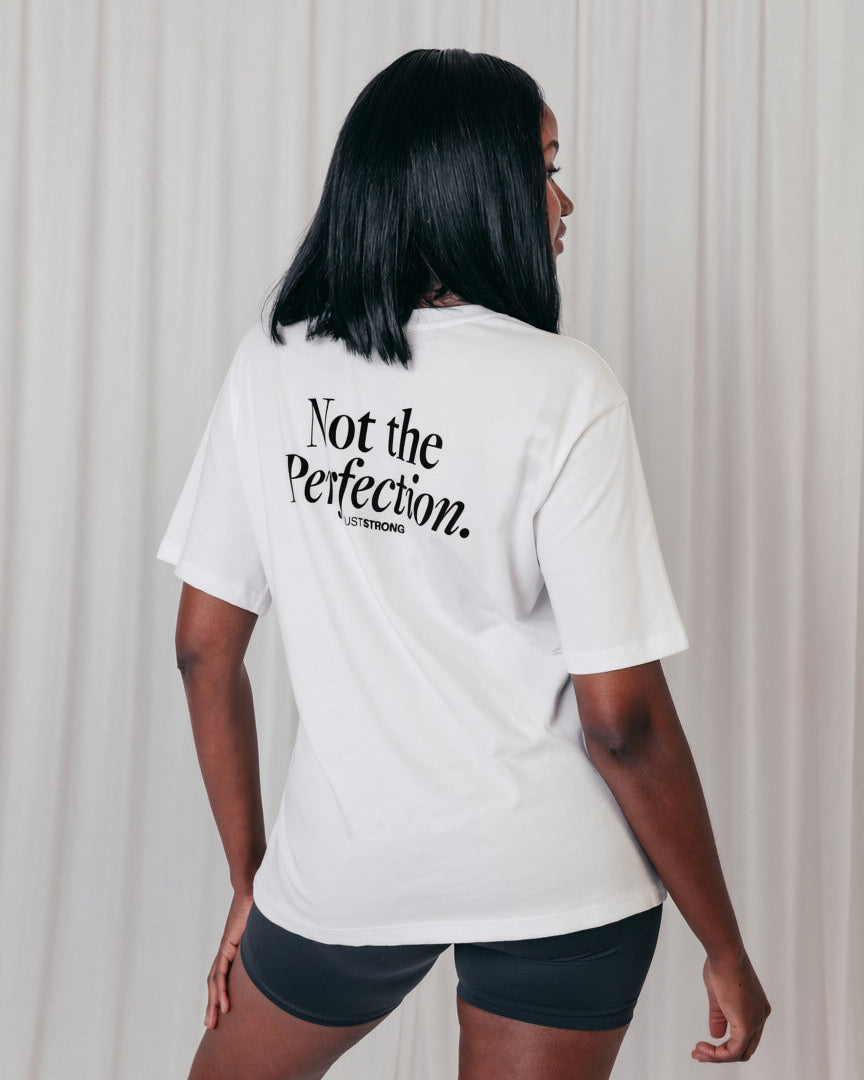 Progress Boyfriend Tee - White/Black