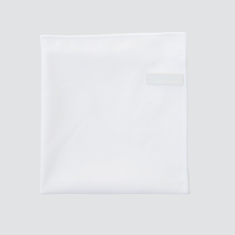 Ivory White Microfibre Towel