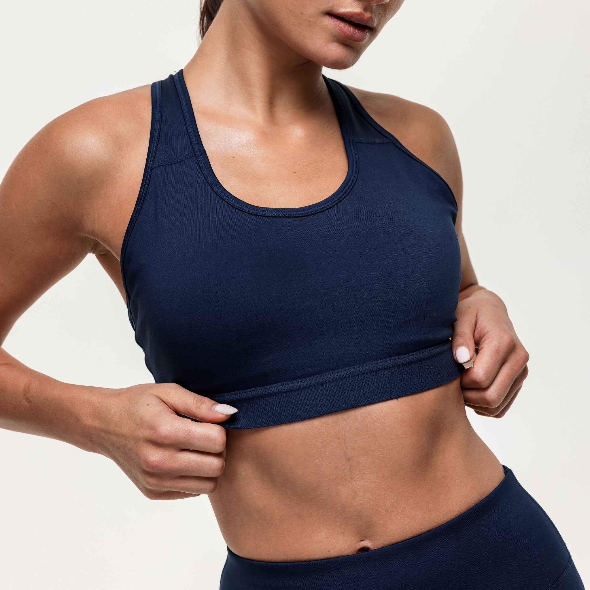 Motion Medium Support Bra - Navy