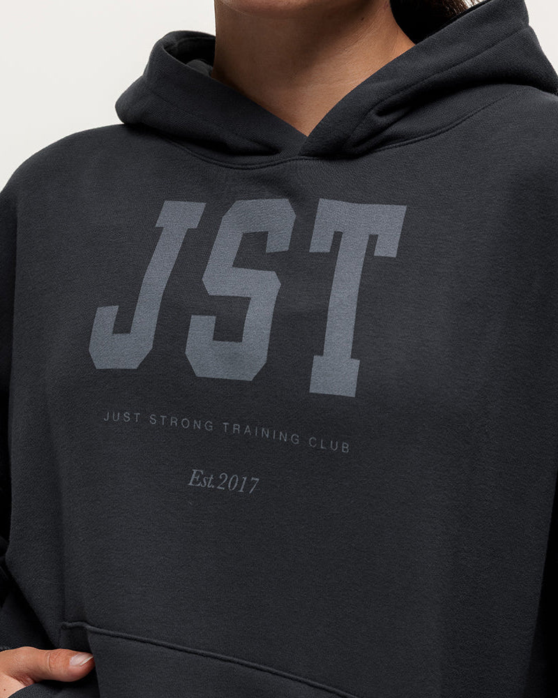 Training Club Oversized Hoodie - Washed Black