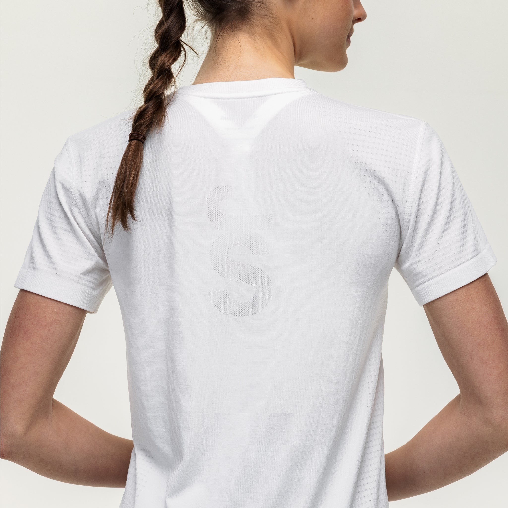 Seamless Performance Training Tee - White