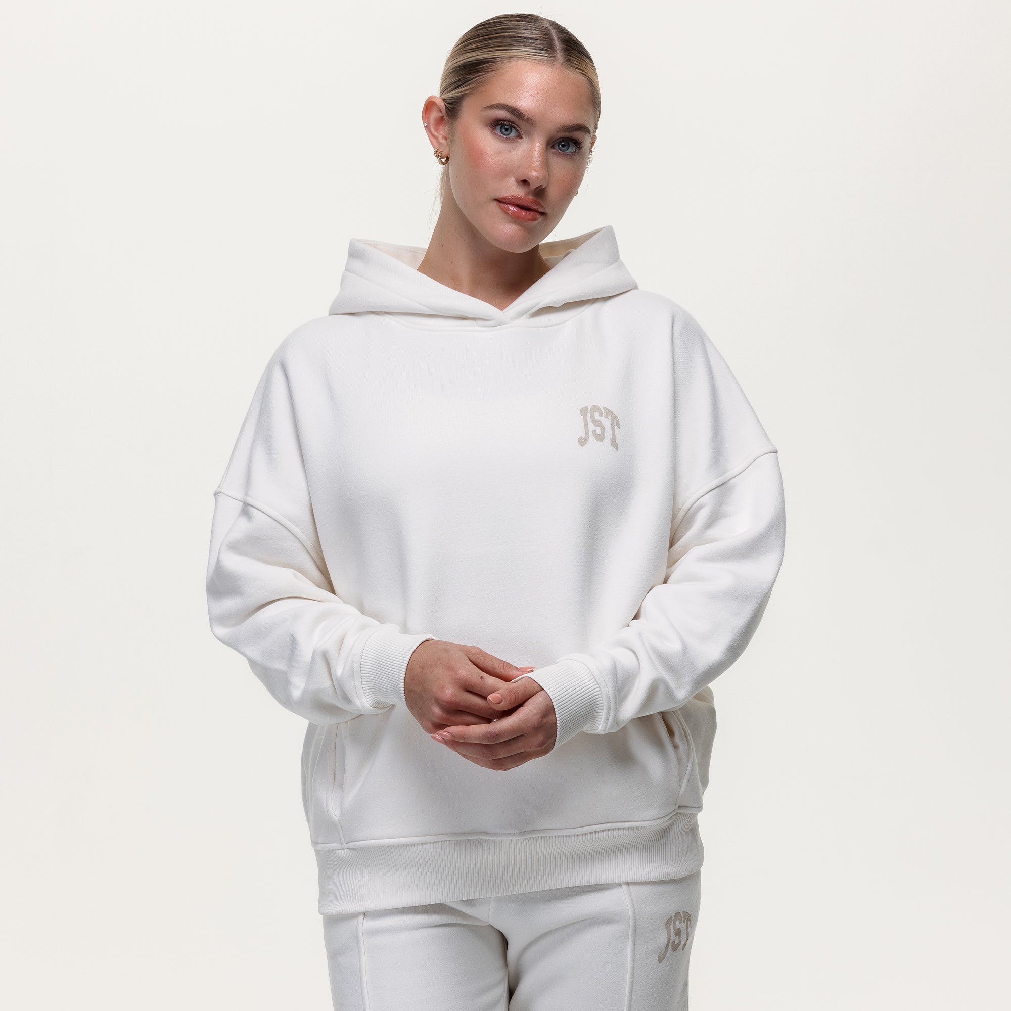 Throw On Oversized Hoodie - Vintage Stone