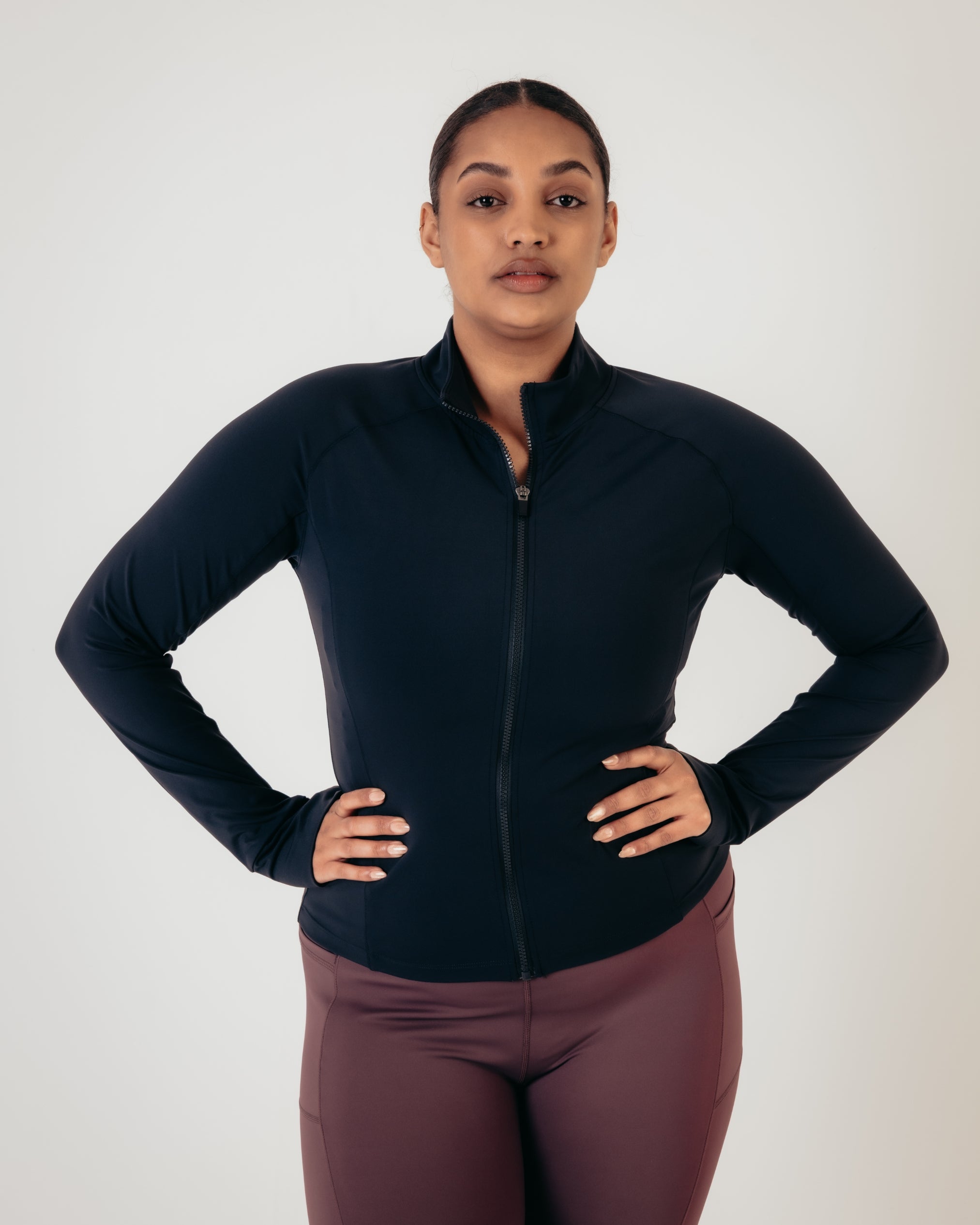 Training Zip Up Jacket - Black