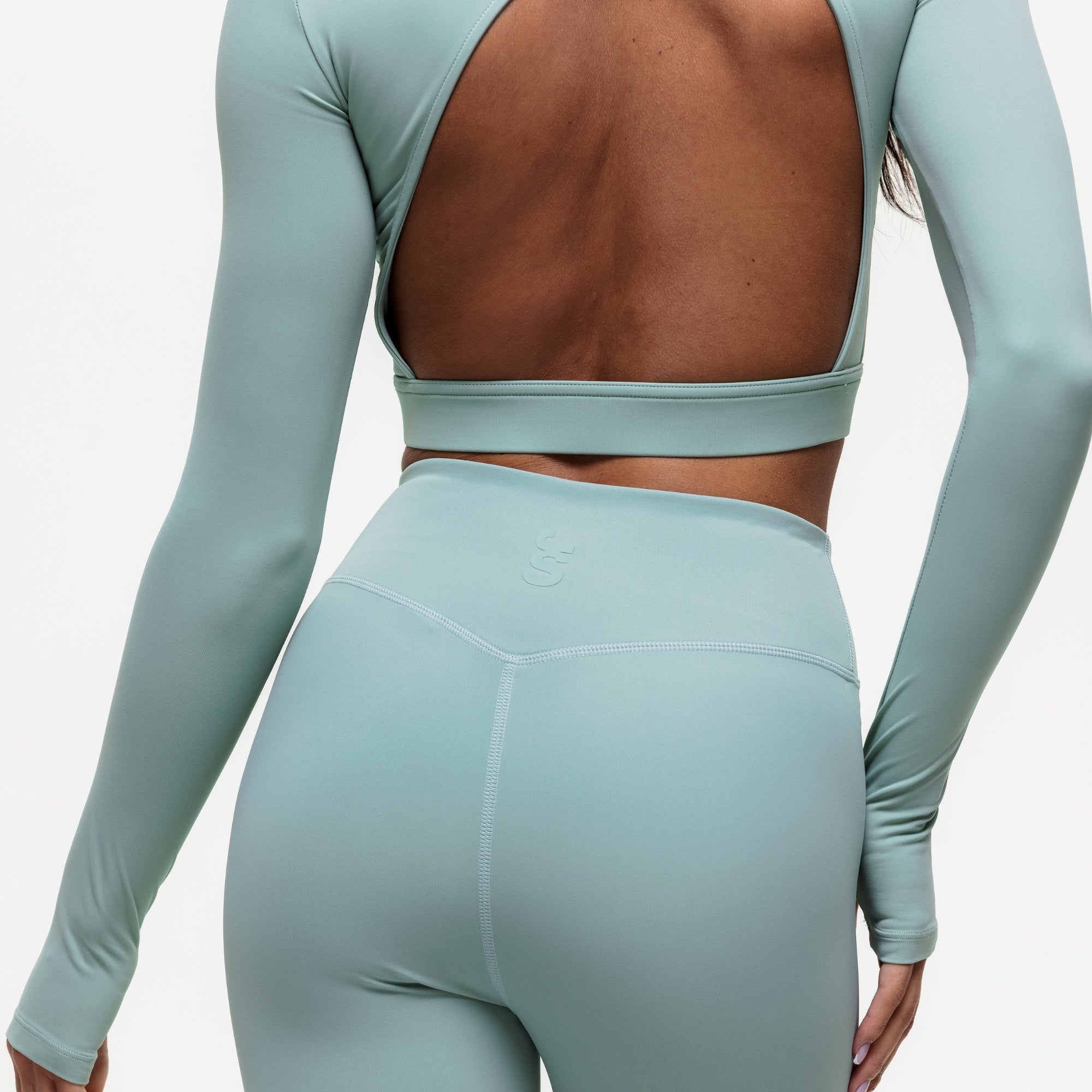 Karma Long Sleeve Crop Top - Seamoss