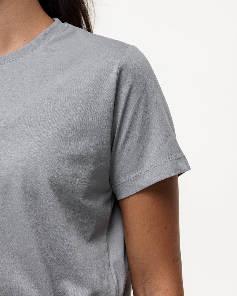 Everyday Drawstring Tee - Shadow Grey
