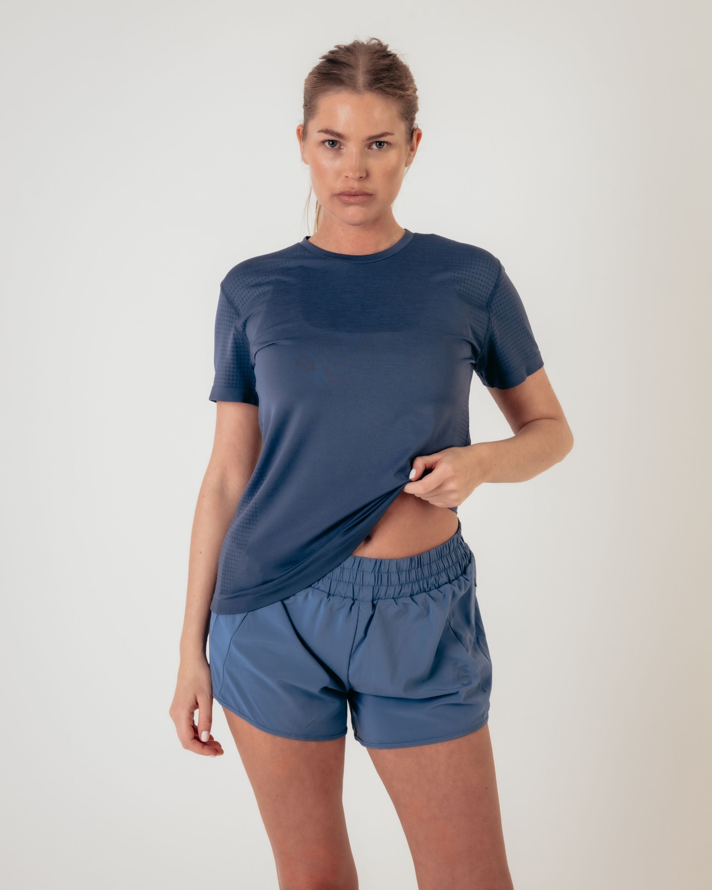 Tempo Lite High Rise Short - Indigo