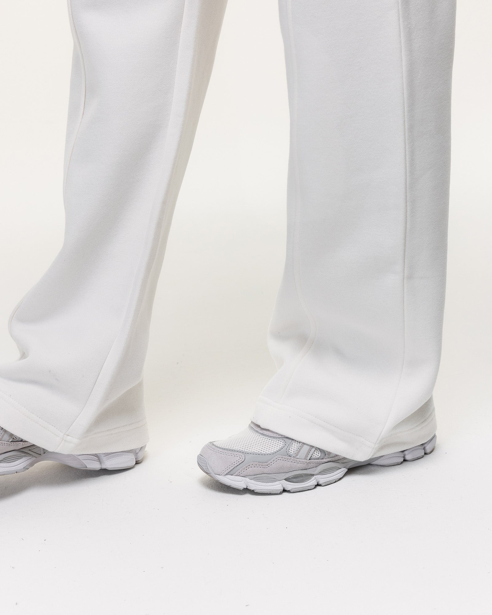 Throw On Open Hem Joggers - Vintage Stone