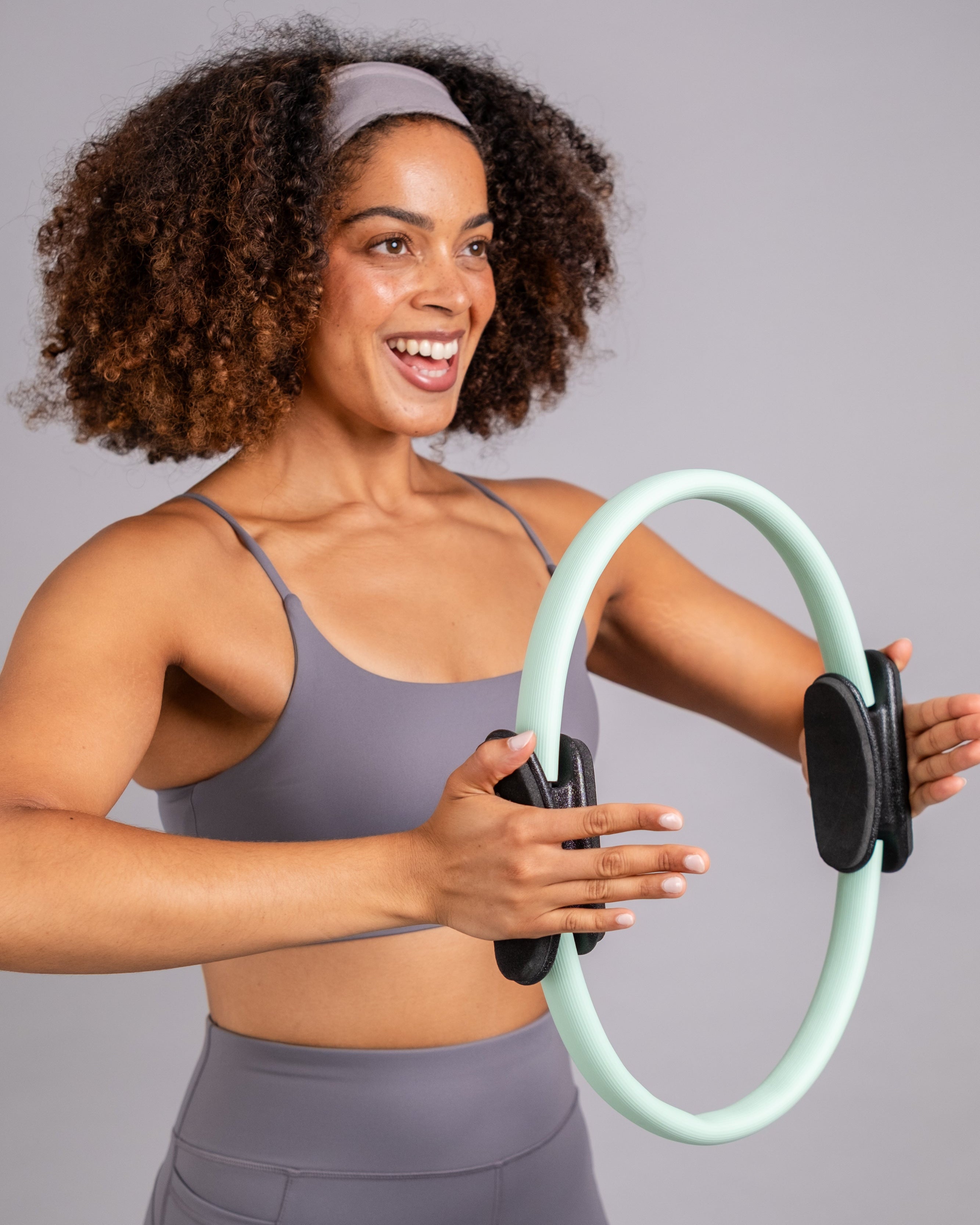 Strappy Tank Bra - Smoke
