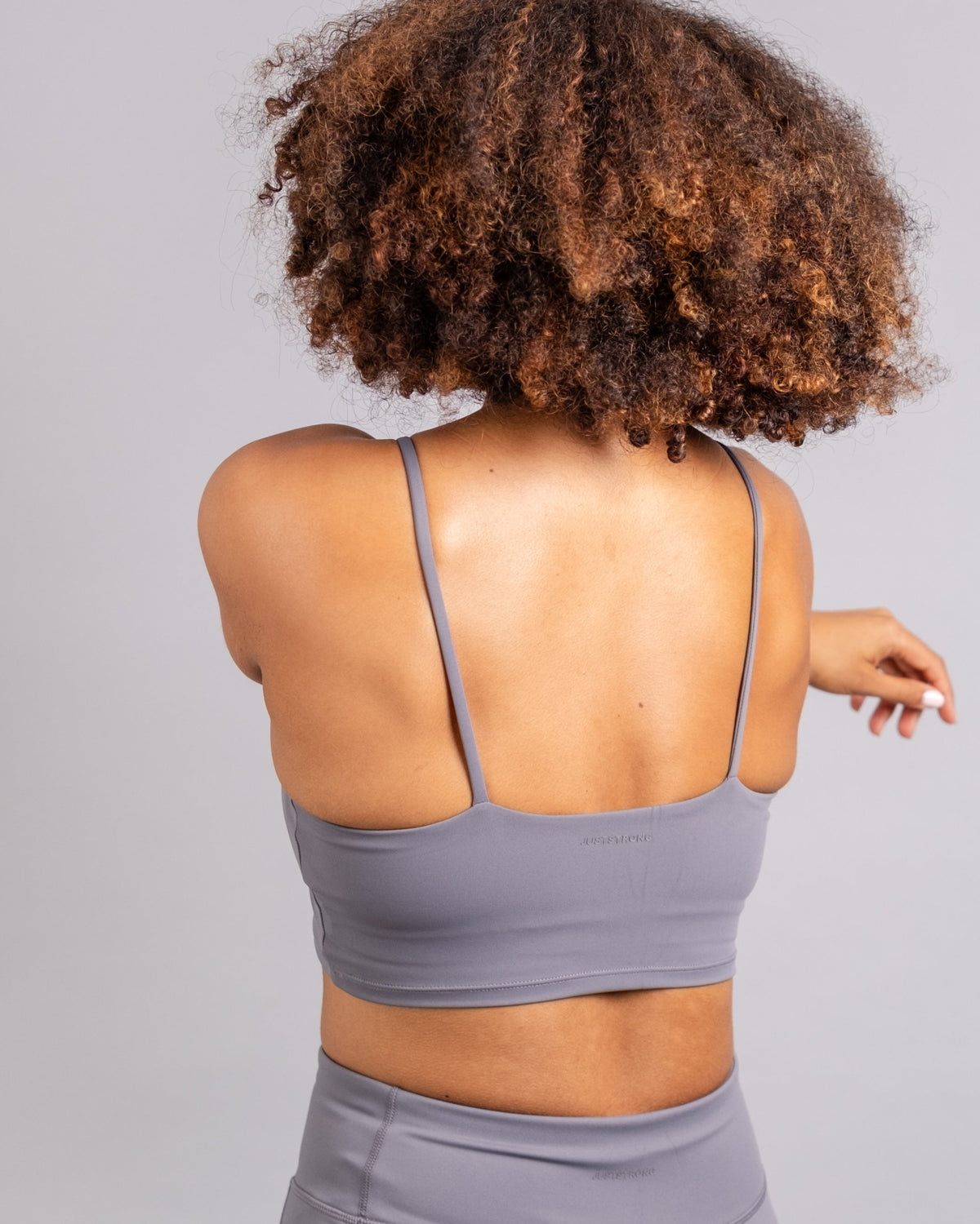Strappy Tank Bra - Smoke
