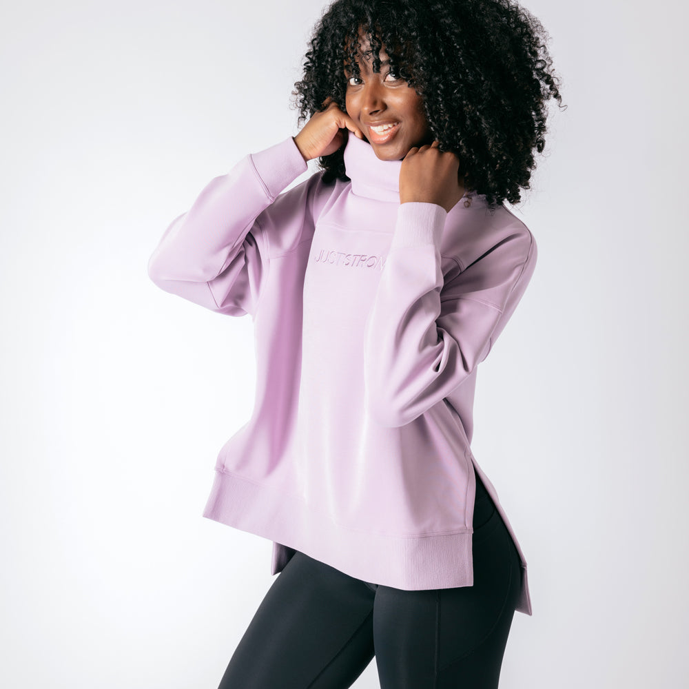 Luxe Essence Turtleneck - Lilac Mist