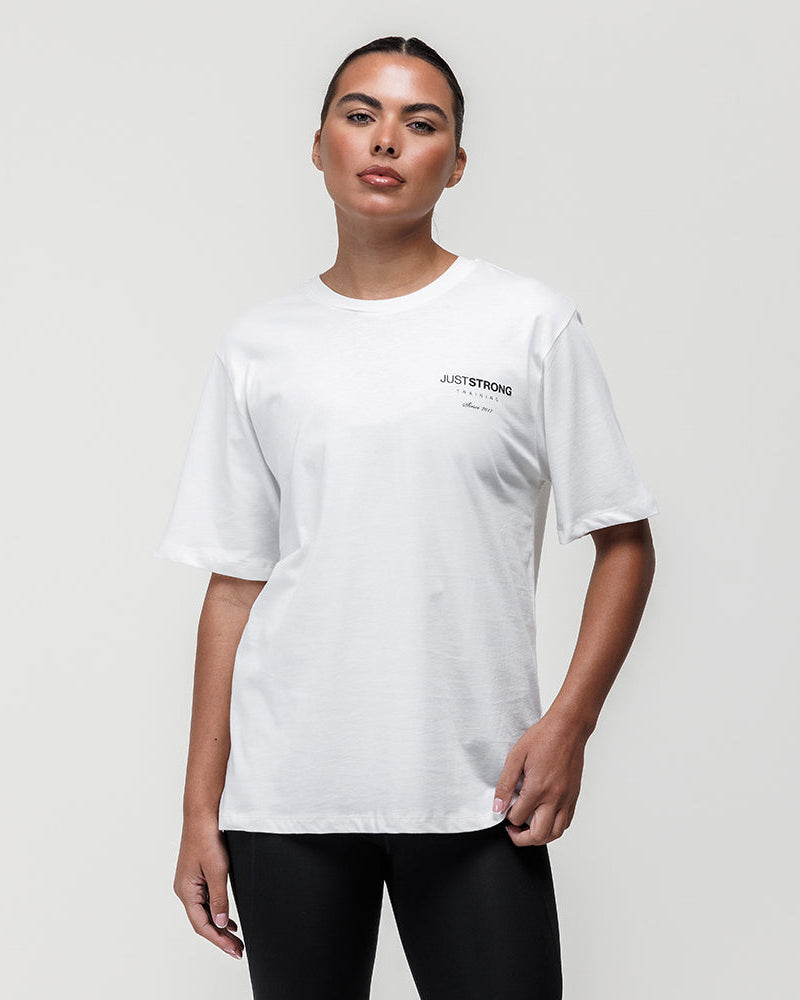 Motion Boyfriend Lift Heavy Graphic Tee - Off White