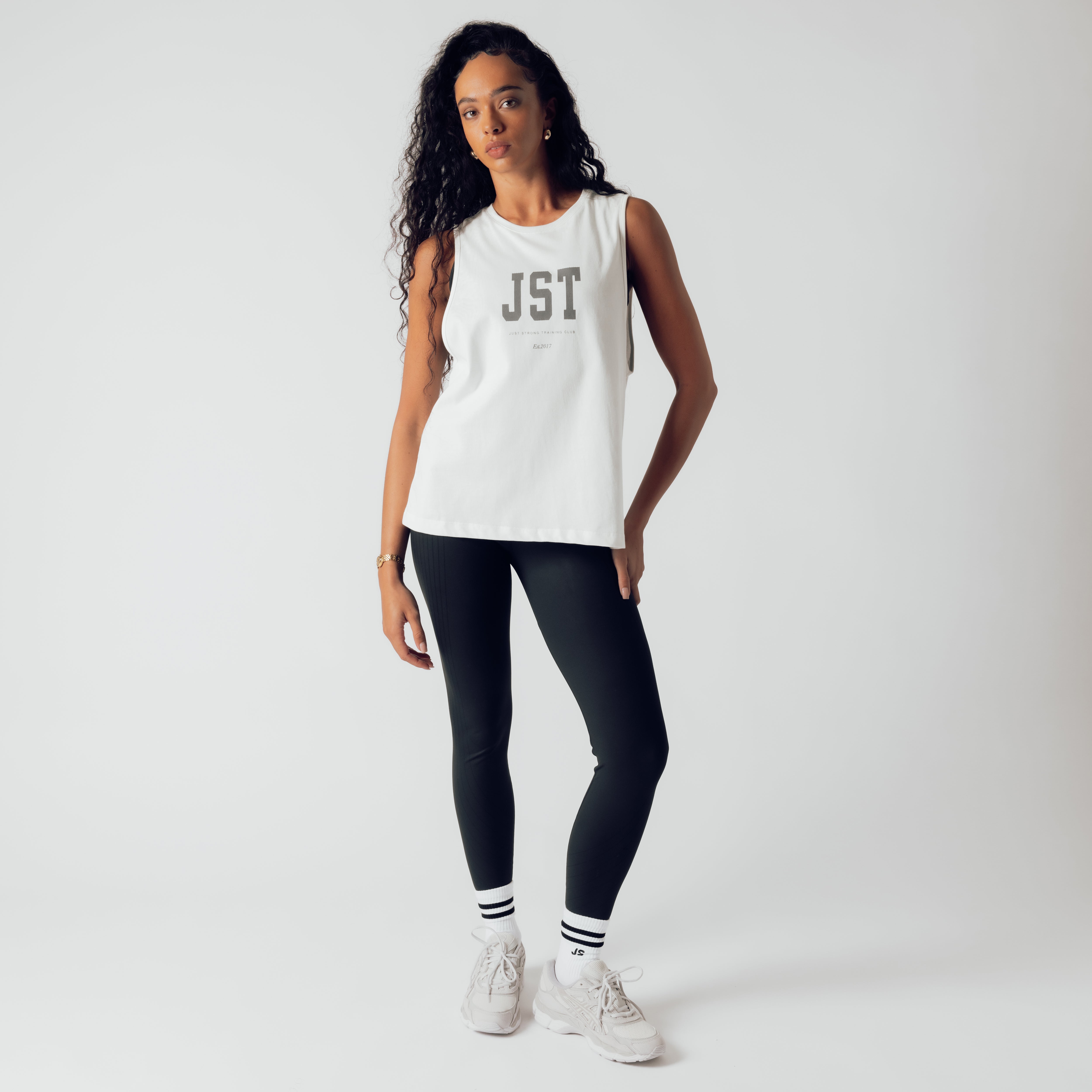 Training Club Drop Arm Tank - Off White